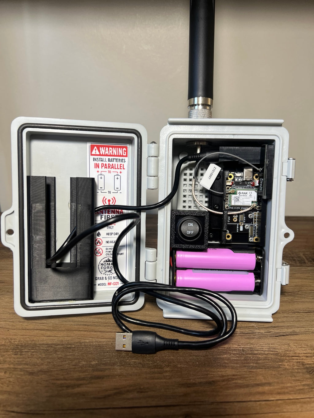 Waterproofed Grab & Go Mesh Node | RAK4631 | Meshtastic & MeshCore | Client, Base or Repeater