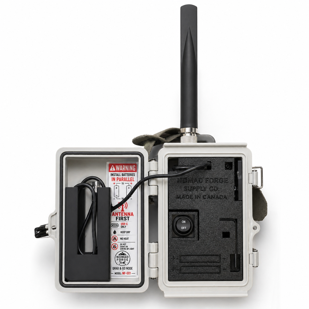 Waterproofed Grab & Go Mesh Node | RAK4631 | Meshtastic & MeshCore | Client, Base or Repeater