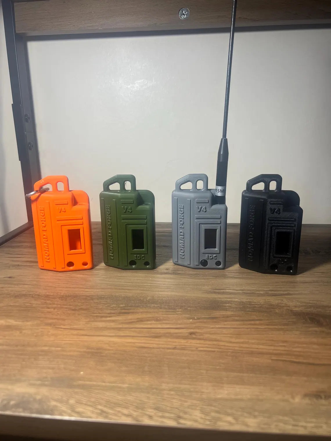 Nomad Forge Premium Dual-Node Mesh Kit (2× Heltec V4) — Upgraded Antennas + 3000mAh EDC Battery Included